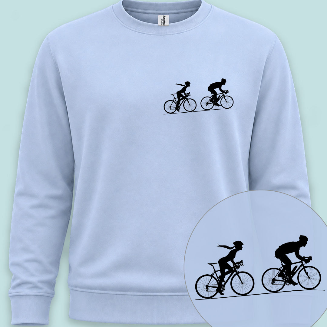 Achtervolging Zij zwart Sweater