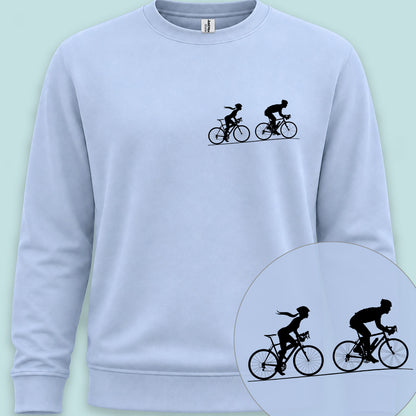 Achtervolging Zij zwart Sweater
