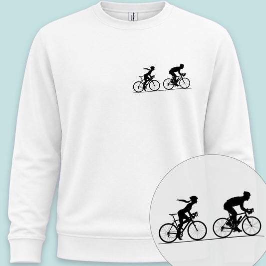 Achtervolging Zij zwart Sweater