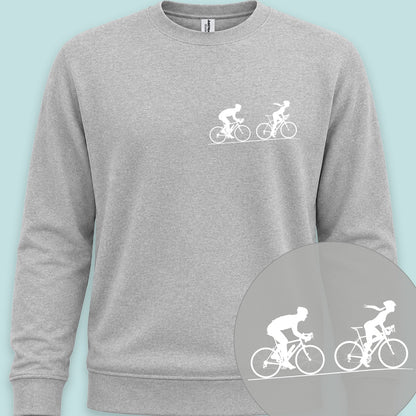 Achtervolging Hij wit Sweater