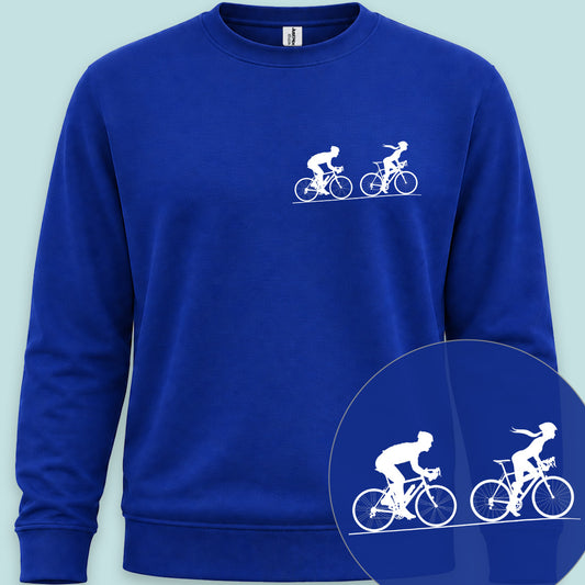 Achtervolging Hij wit Sweater