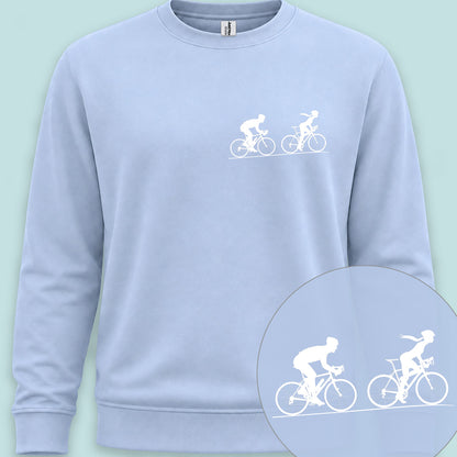 Achtervolging Hij wit Sweater