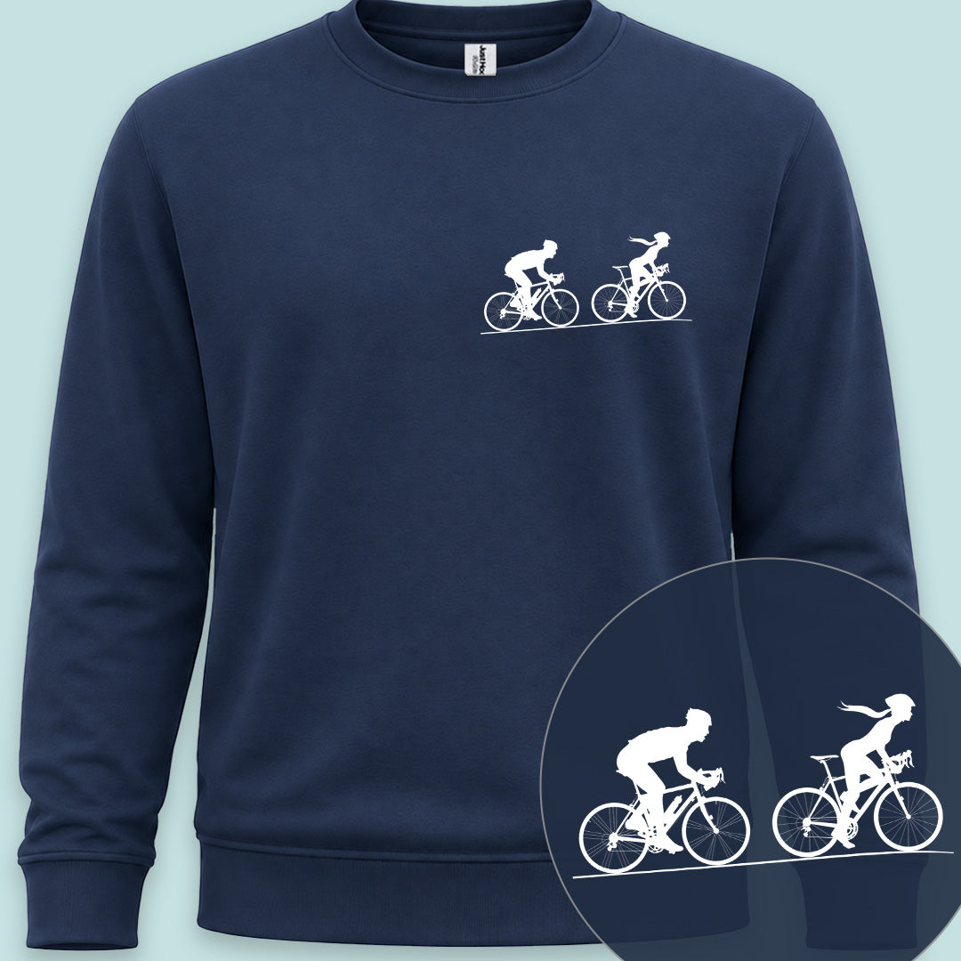 Achtervolging Hij wit Sweater