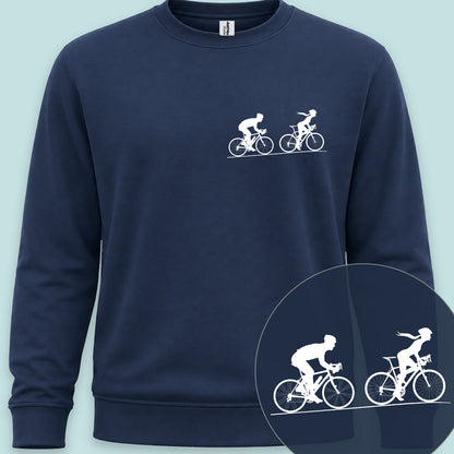 Achtervolging Hij wit Sweater