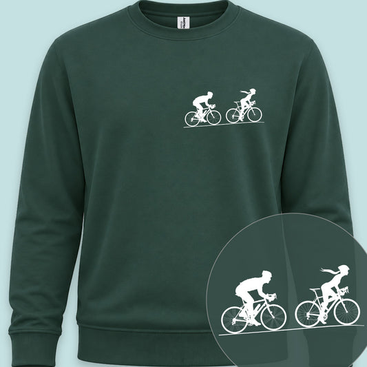 Achtervolging Hij wit Sweater