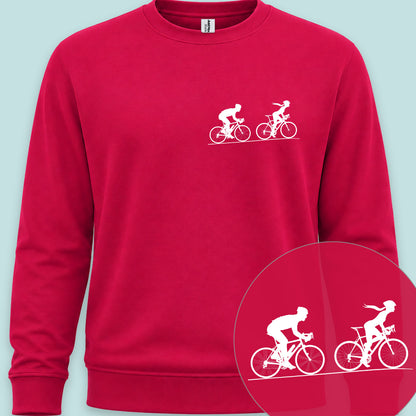 Achtervolging Hij wit Sweater