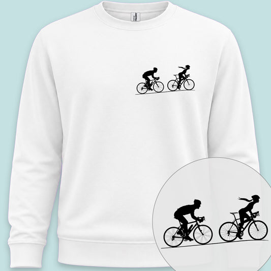 Achtervolging Hij zwart Sweater