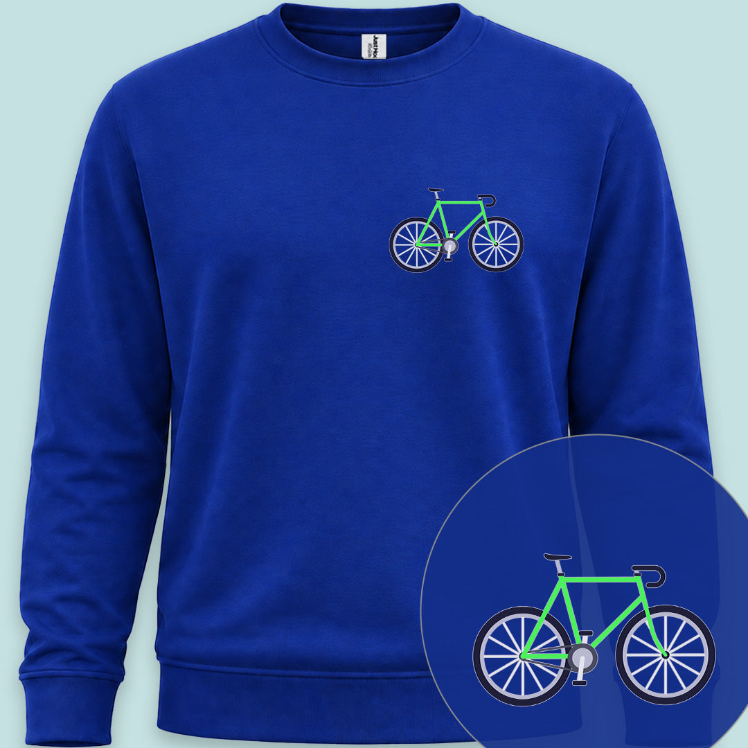 Racefiets groen Sweater
