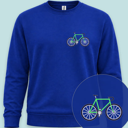Racefiets groen Sweater