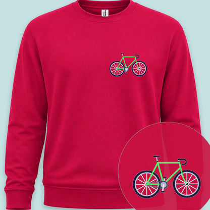 Racefiets groen Sweater