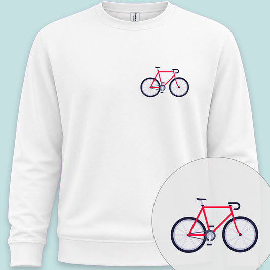 Racefiets rood Sweater
