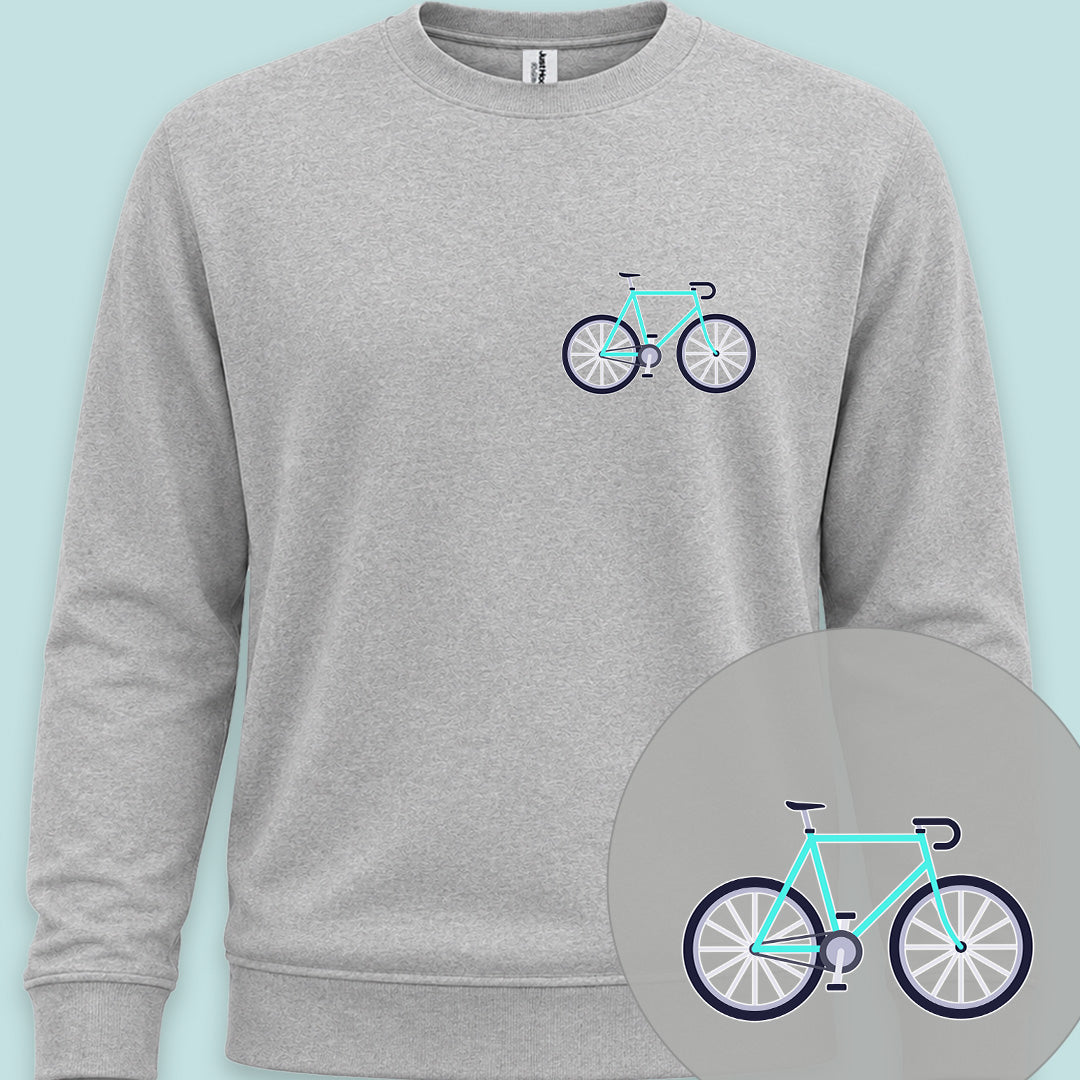 Racefiets turquoise Sweater