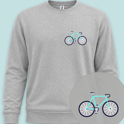 Racefiets turquoise Sweater