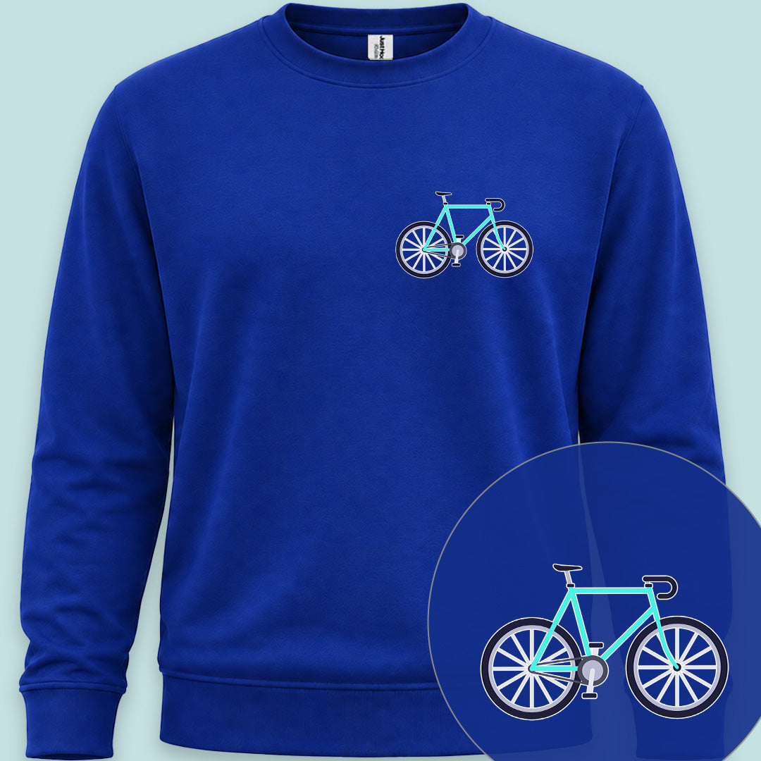 Racefiets turquoise Sweater