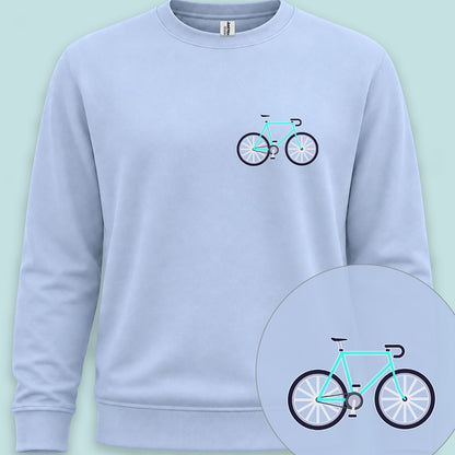 Racefiets turquoise Sweater