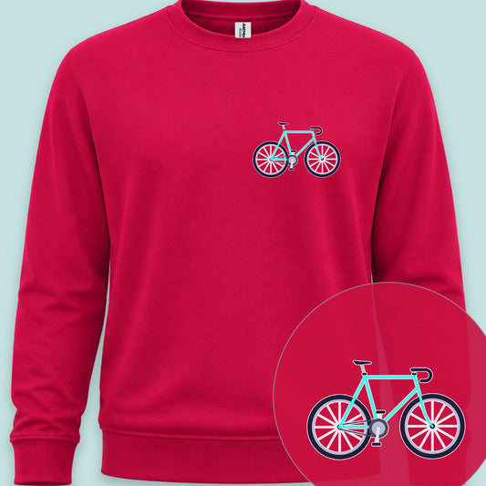 Racefiets turquoise Sweater