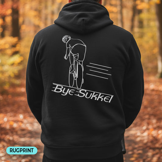 Bye Sukkel rugprint Hoodie