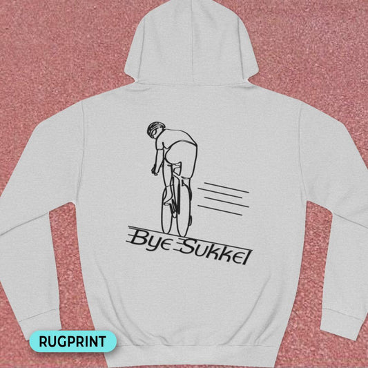 Bye Sukkel rugprint Hoodie