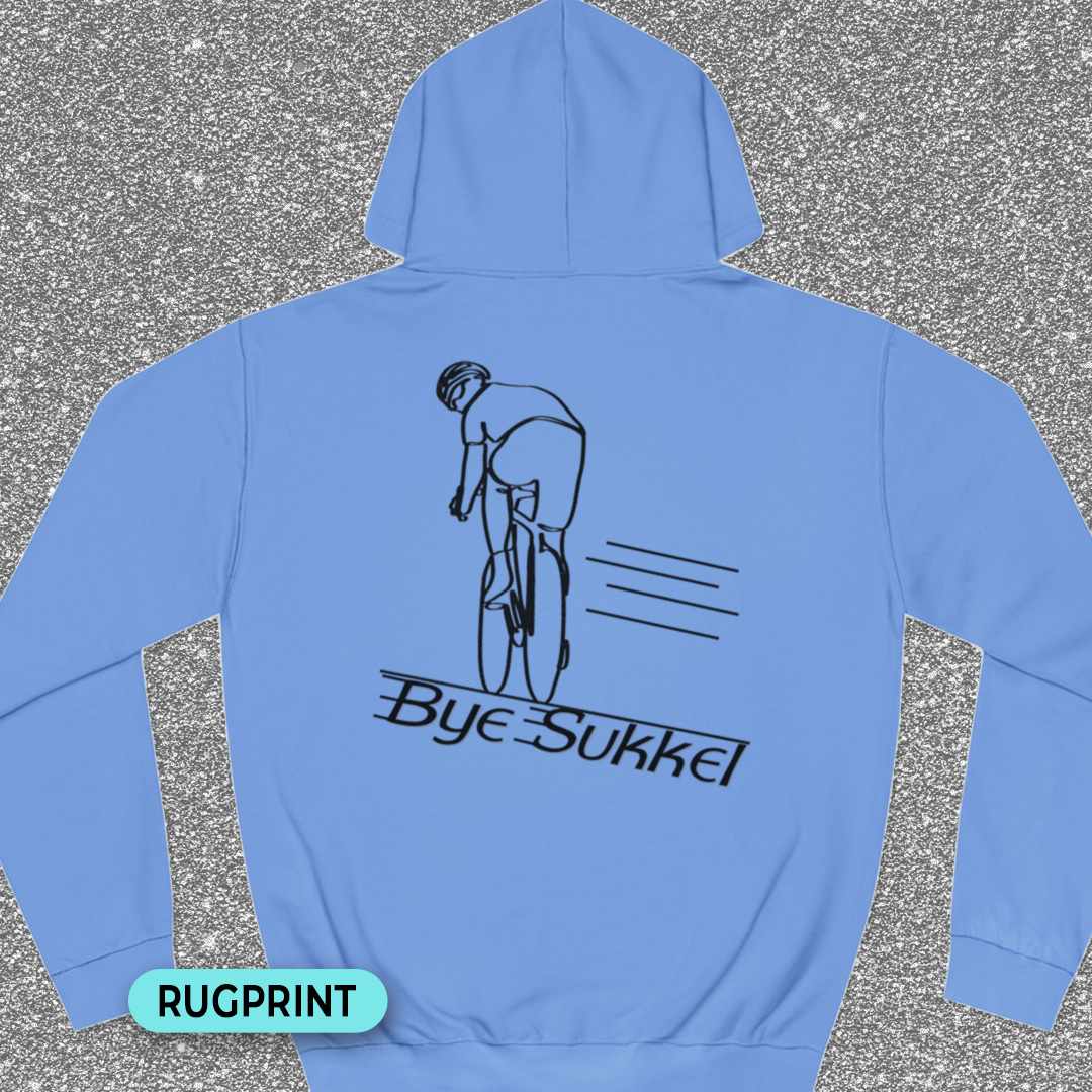 Bye Sukkel rugprint Hoodie