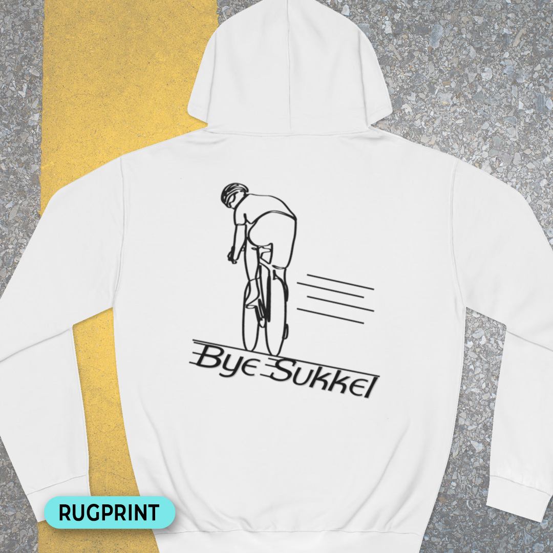 Bye Sukkel rugprint Hoodie