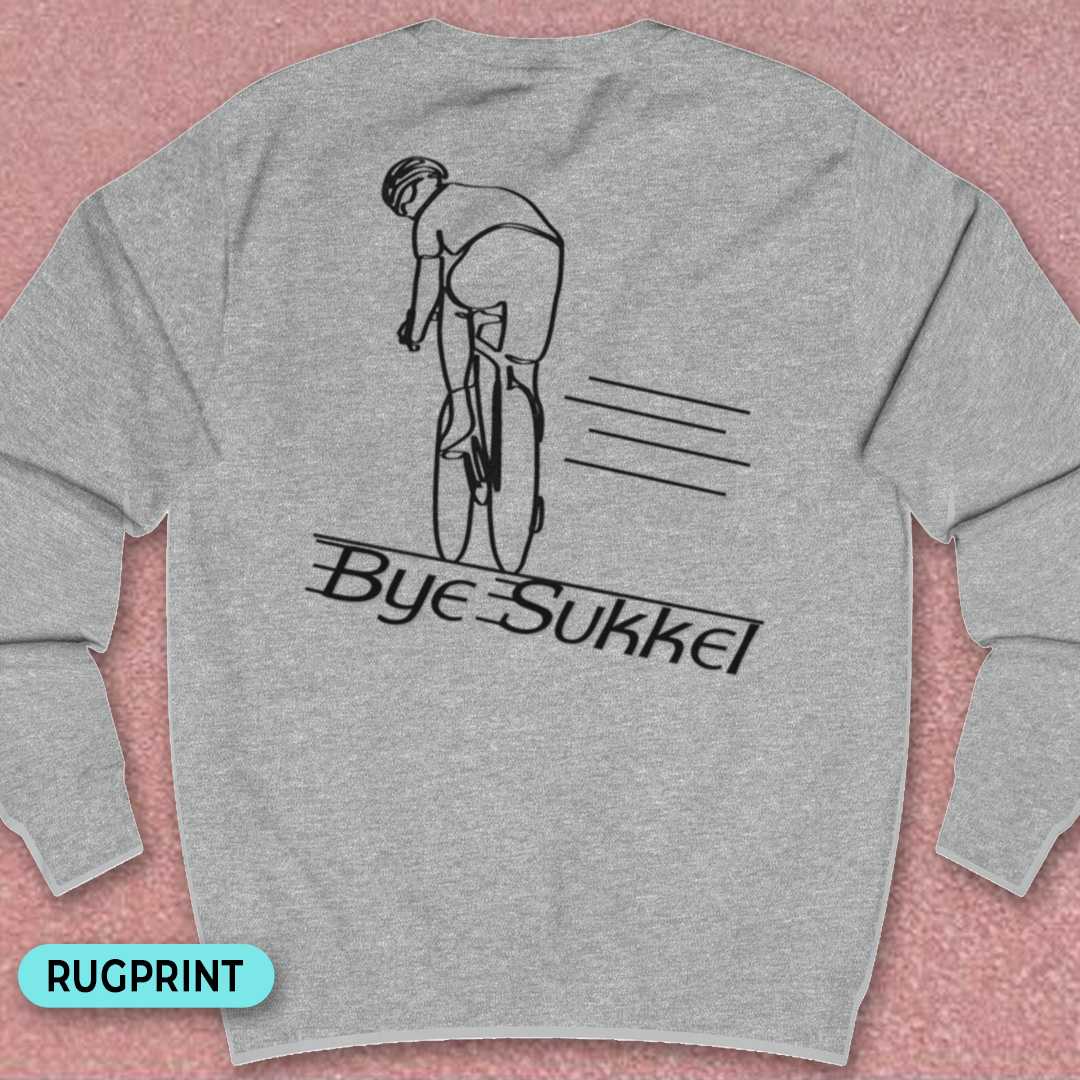Bye Sukkel rugprint Sweater
