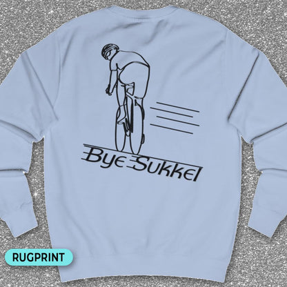 Bye Sukkel rugprint Sweater