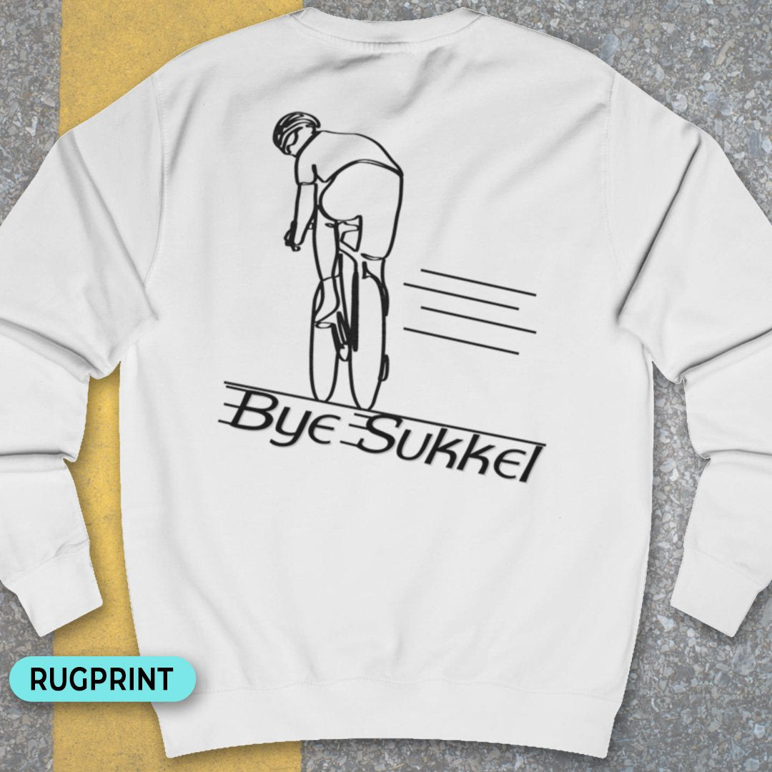 Bye Sukkel rugprint Sweater