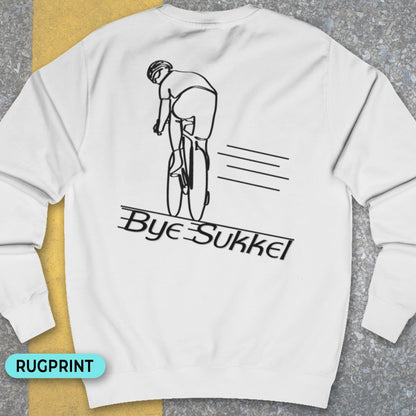 Bye Sukkel rugprint Sweater