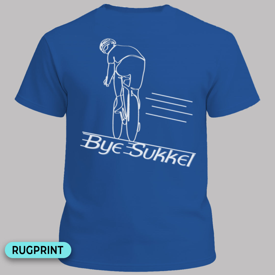 Bye Sukkel wit rugprint T-Shirt