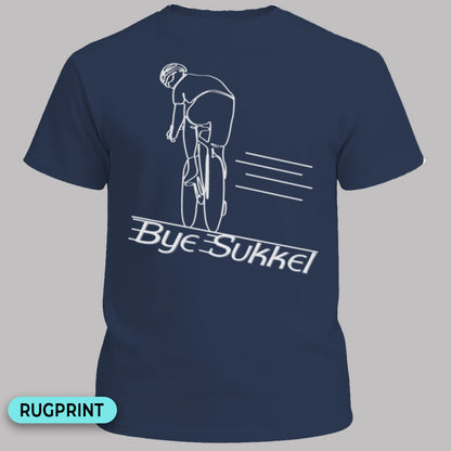 Bye Sukkel wit rugprint T-Shirt