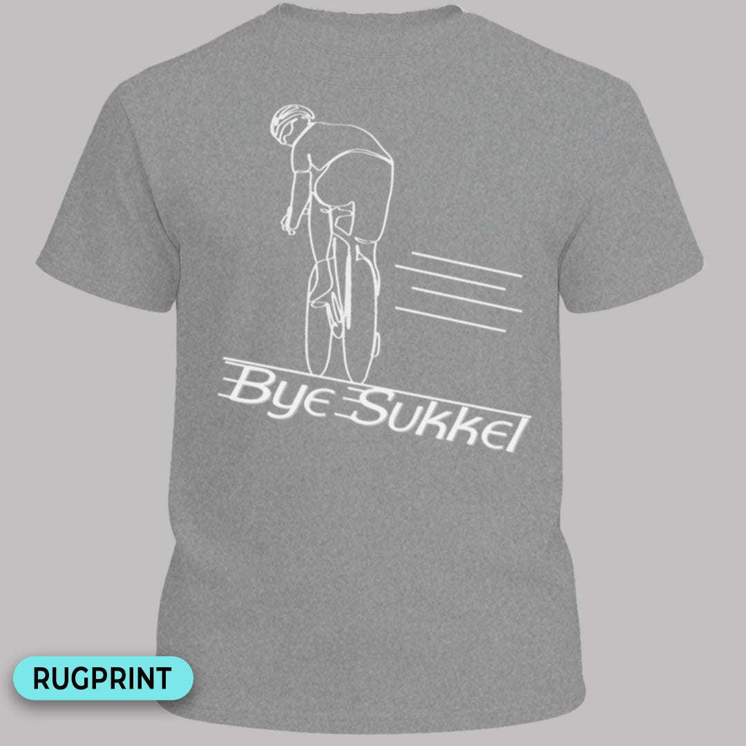 Bye Sukkel wit rugprint T-Shirt