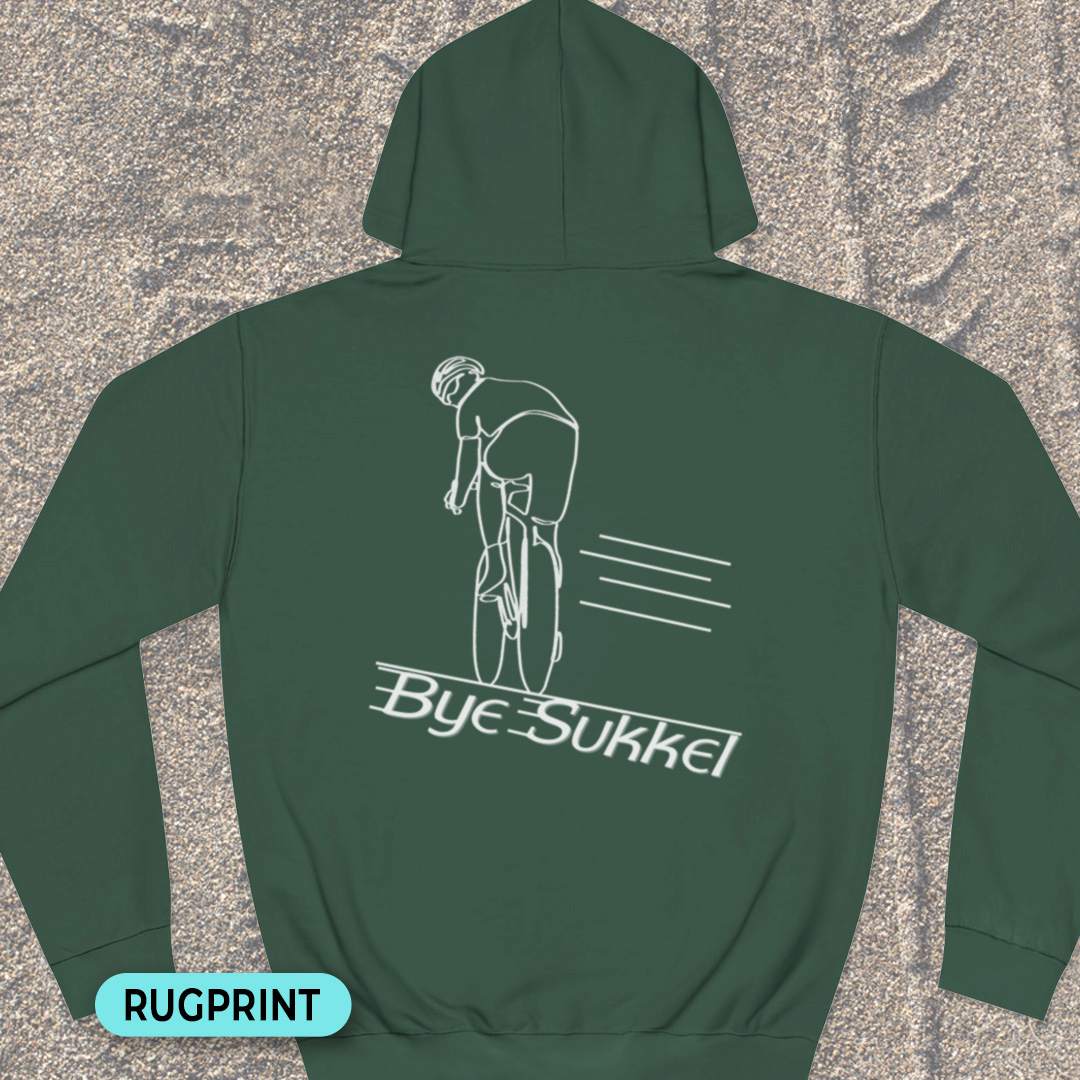 Bye Sukkel rugprint Hoodie