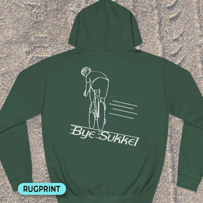 Bye Sukkel rugprint Hoodie