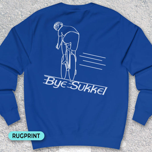 Bye Sukkel rugprint Sweater