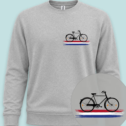Nederland fietsland zwart Sweater