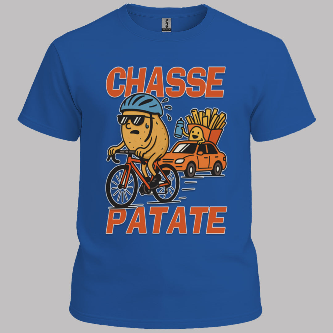 Chasse Patate met bezemwagen (rood) T‑Shirt