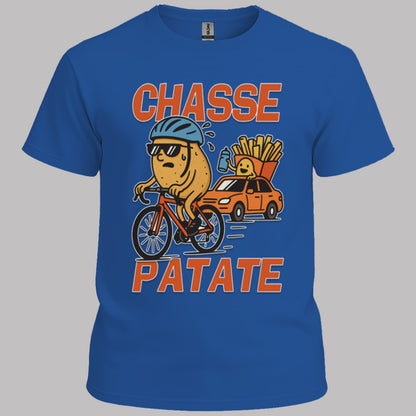 Chasse Patate met bezemwagen (rood) T‑Shirt