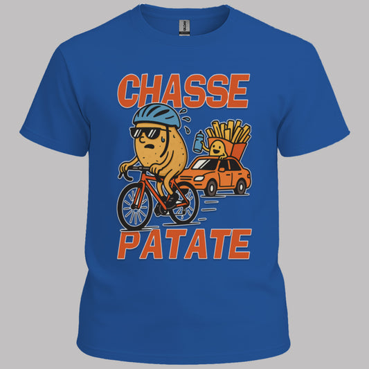 Chasse Patate met bezemwagen (rood) T‑Shirt