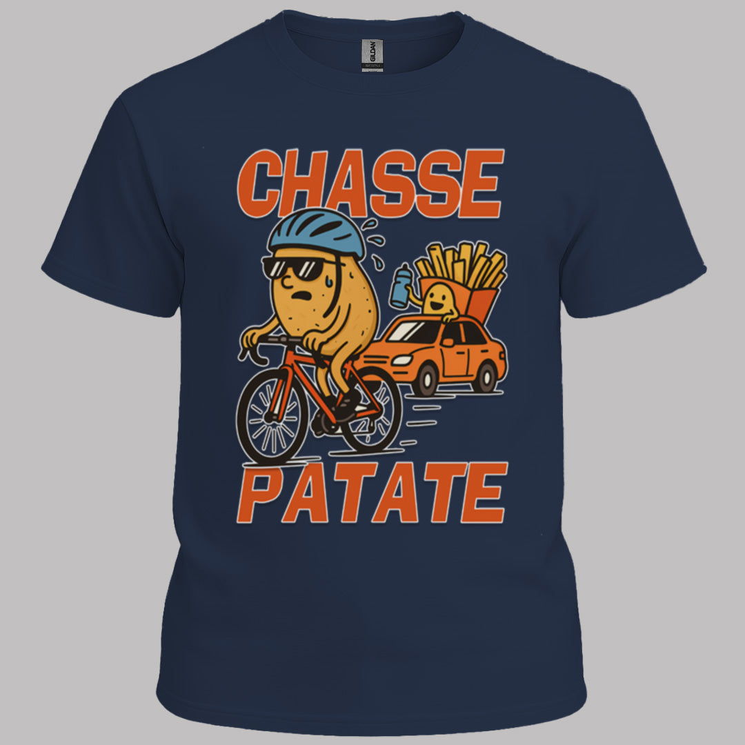 Chasse Patate met bezemwagen (rood) T‑Shirt