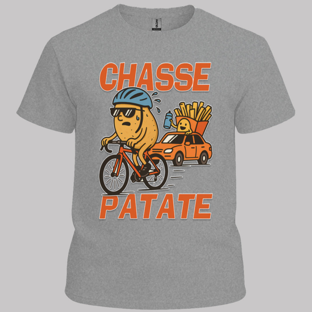 Chasse Patate met bezemwagen (rood) T‑Shirt