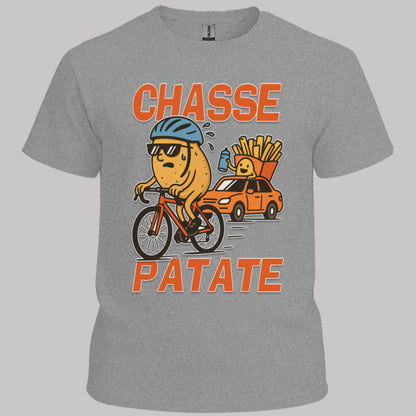 Chasse Patate met bezemwagen (rood) T‑Shirt