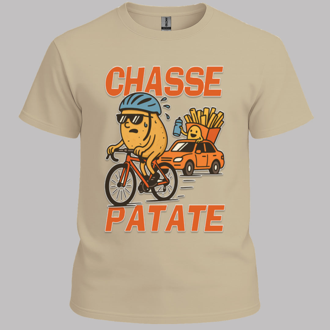 Chasse Patate met bezemwagen (rood) T‑Shirt