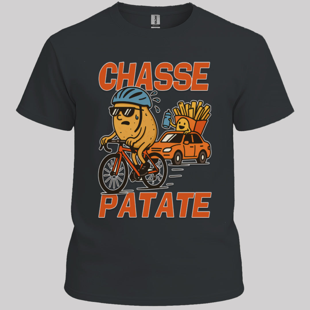 Chasse Patate met bezemwagen (rood) T‑Shirt