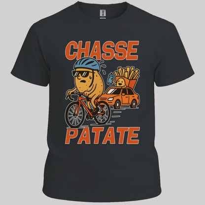 Chasse Patate met bezemwagen (rood) T‑Shirt