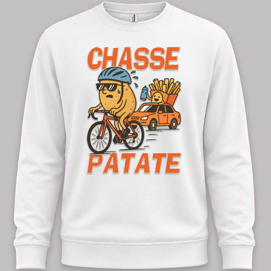 Chasse Patate met bezemwagen (rood) Sweater