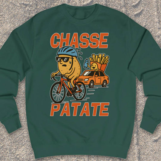 Chasse Patate met bezemwagen (rood) Sweater