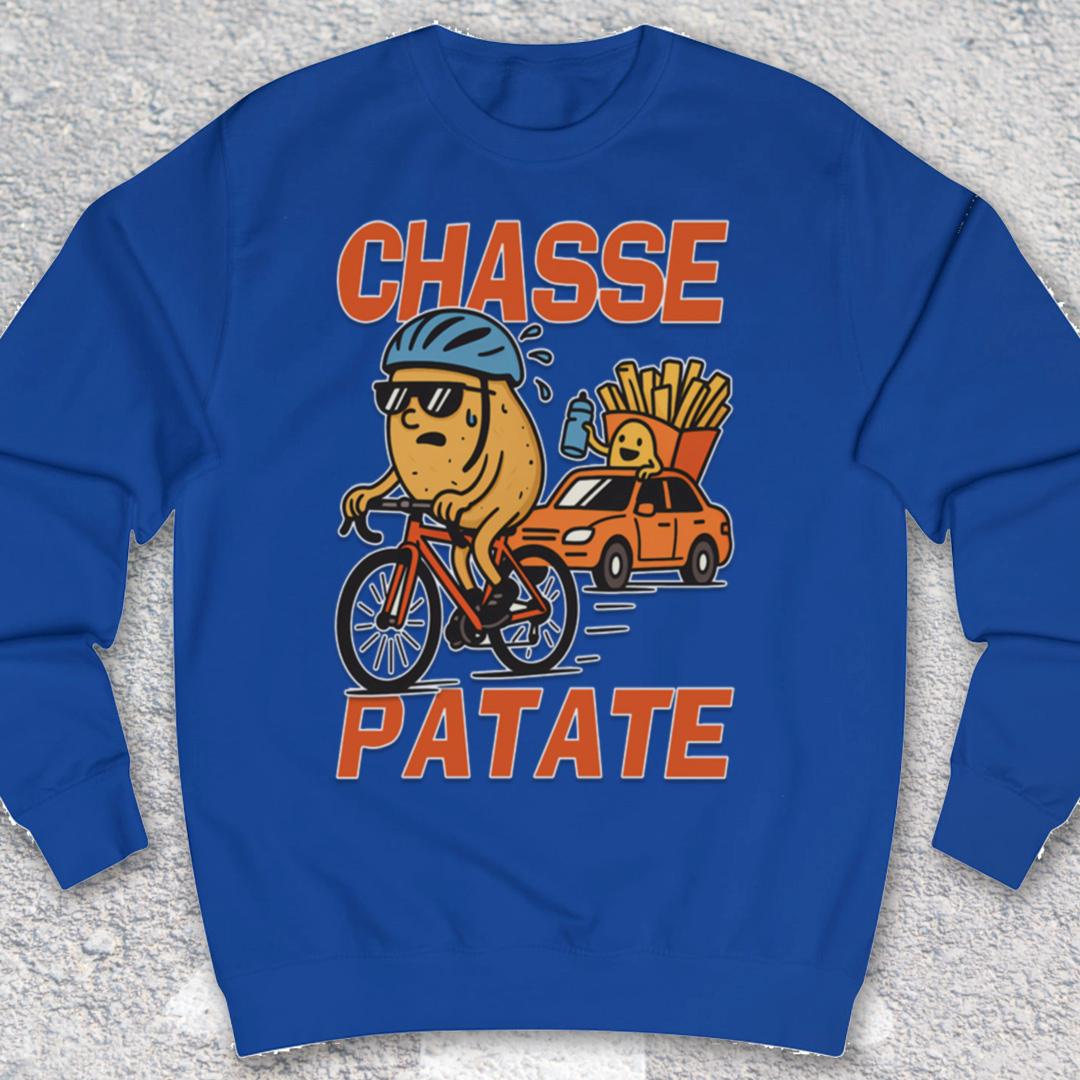 Chasse Patate met bezemwagen (rood) Sweater