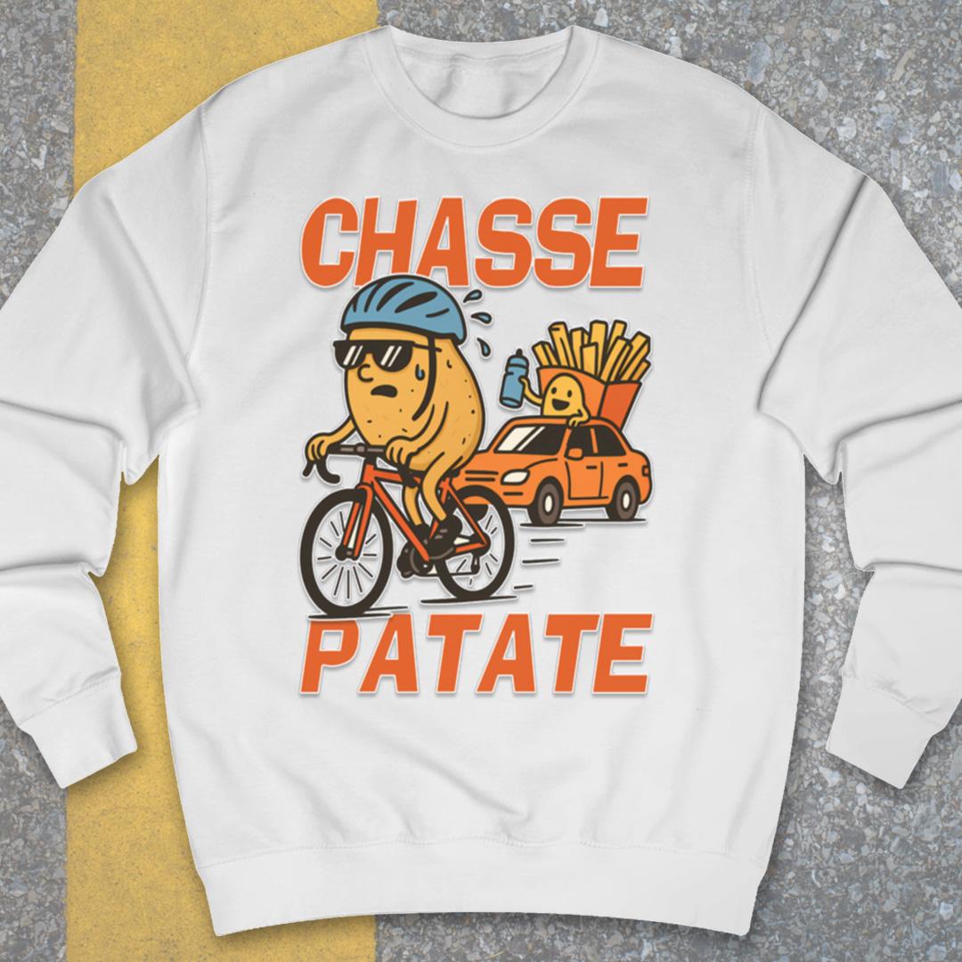Chasse Patate met bezemwagen (rood) Sweater