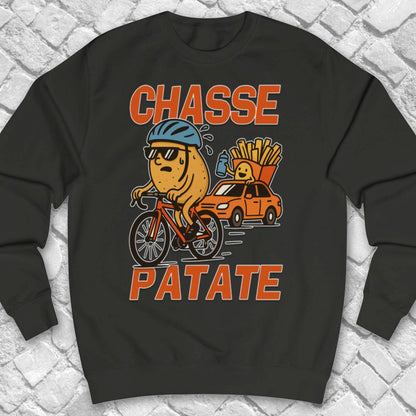 Chasse Patate met bezemwagen (rood) Sweater