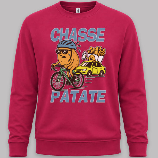 Chasse Patate met bezemwagen (blauw) Sweater
